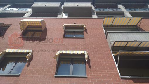 Il palazzo di via Ghedini dove è avvenuto l'incidente