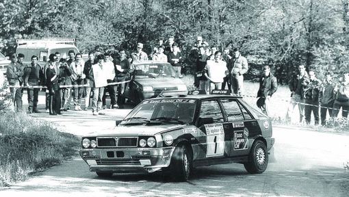 Un’immagine d’archivio del rally di Limone Piemonte