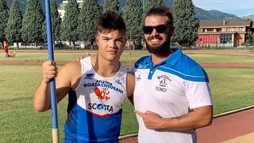 Atletica: giavellotto, Edoardo Sanfelici del Roata Chiusani ai Campionati Italiani Allievi