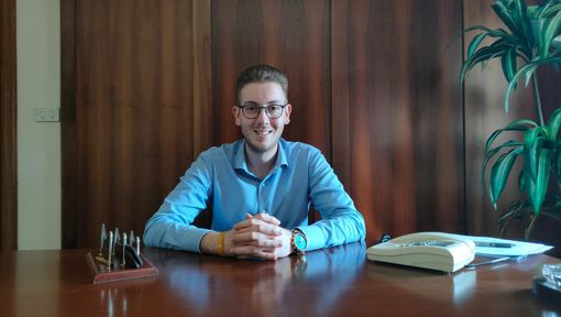 Gabriele Giletta, eletto soindaco di Villanova Solaro a soli 23 anni