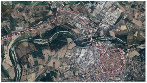 Il percorso de "La Vuelta" ad Alba Il percorso de "La Vuelta" ad Alba