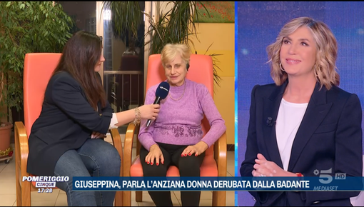 La signora Giuseppina ospite a "Pomeriggio 5"
