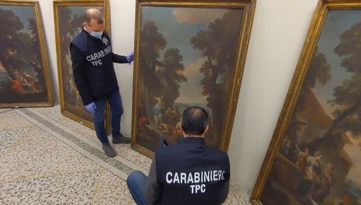 Rubate nel 1998, cinque tele del Settecento torneranno a impreziosire le sale del castello di Moretta