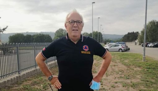 Efisio Rinaldi, storico volontario della Protezione civile