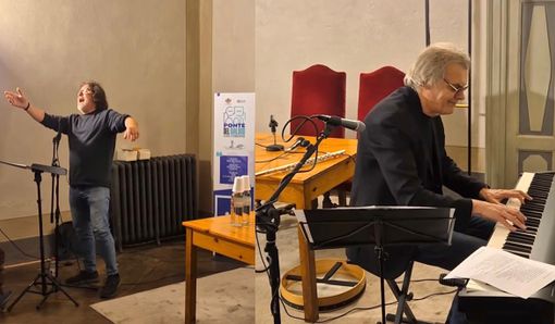 In foto a sinistra Luca Occelli a destra Franco Olivero