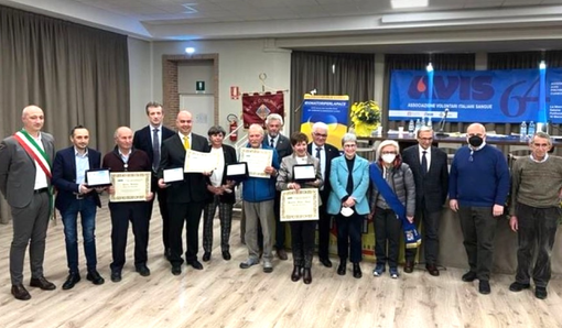 I donatori premiati con l'Oscar della Generosità I donatori premiati con l'Oscar della Generosità