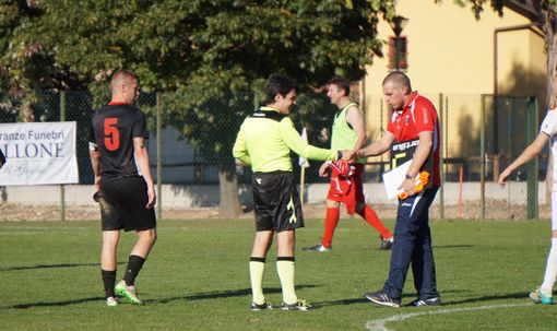 Il ds della Giovanile Centallo Samuele Parola durante una partita di campionato