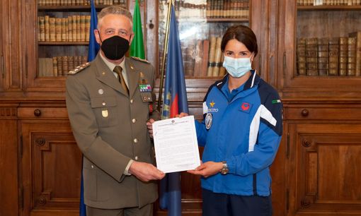 L'Esercito celebra i suoi campioni: Marta Bassino tra gli atleti premiati a Roma