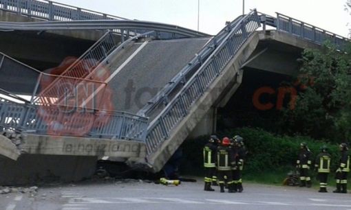 Il viadotto crollato a Fossano. Era il 28 aprile 2017 Il viadotto crollato a Fossano. Era il 28 aprile 2017