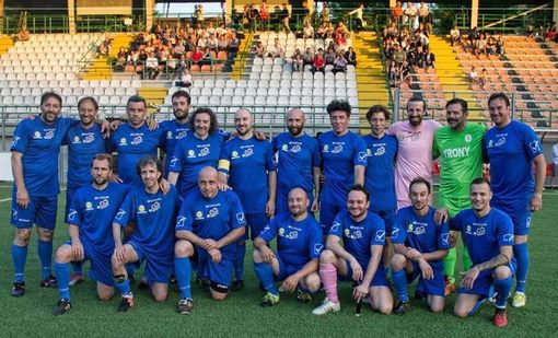 La Nazionale di Calcio Spettacolo al quadrangolare "Regala un sorriso" di Alba