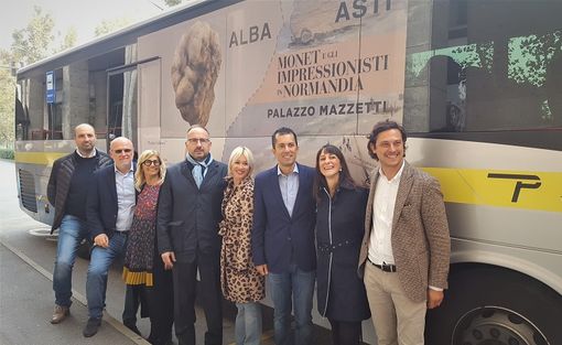 Navetta di collegamento tra Asti e Alba per la Fiera del Tartufo e la mostra di Monet Navetta di collegamento tra Asti e Alba per la Fiera del Tartufo e la mostra di Monet