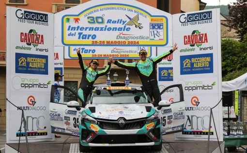 Motori: super prestazione al "Rally del Taro" per la coppia cuneese Giordano - Siragusa