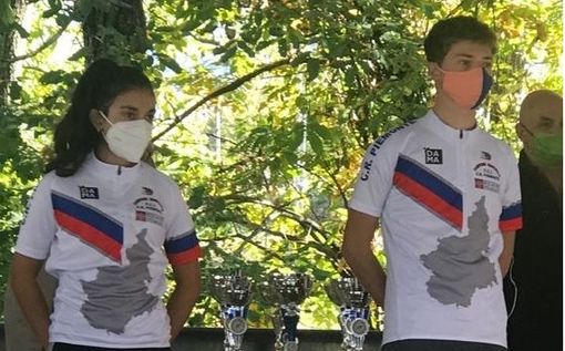Nella foto i due campioni regionali entrambi della provincia Granda per la categoria Allievi – Simone Mensa e Cagnazzo Irene dell’ Alba Langhe Roero