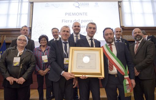 Premio Qualità alla Sagra del Porro di Cervere dall'Unione Nazionale Pro Loco d'Italia
