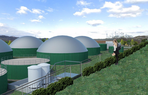 Una rappresentazione del futuro impianto secondo i progettisti