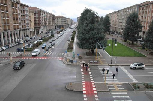 Una veduta di piazza Europa