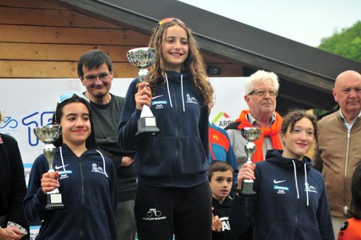 Nicole Bracco sul gradino più alto del podio a Valmadrera