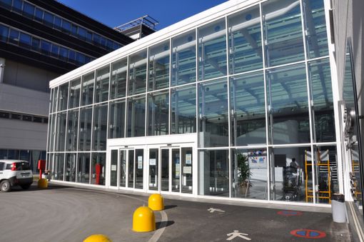 L'ingresso Verduno del nuovo ospedale