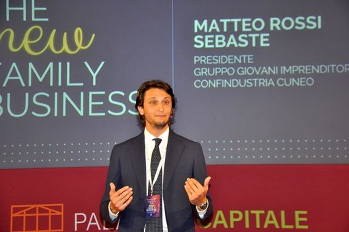 Il presidente del Gruppo Giovani Imprenditori, Matteo Rossi Sebaste