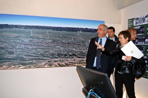 Giandomenico Genta, presidente della Fondazione Crc, inaugura il Diorama Cycling Outdoor