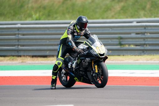 Elia Mengoni in azione