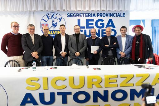 Assemblea e pranzo di Natale per la Lega Cuneo, Bergesio: “Bel momento di confronto su Autonomia, legge della Montagna e legge di Bilancio”