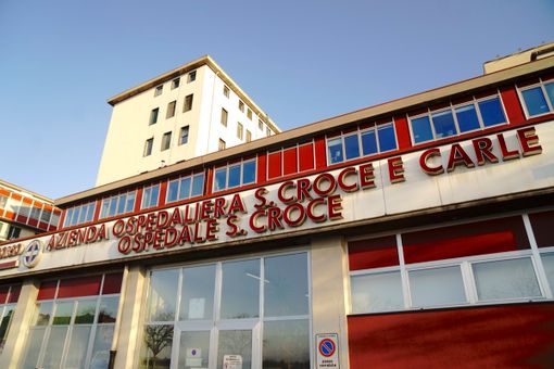 Il pronto soccorso dell'ospedale "Santa Croce" di Cuneo (foto Mattia Benozzi)