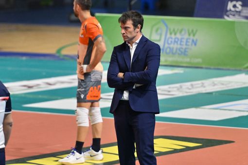 Matteo Battocchio durante la partita di Aversa (Foto Enzo Pinelli) Matteo Battocchio durante la partita di Aversa (Foto Enzo Pinelli)