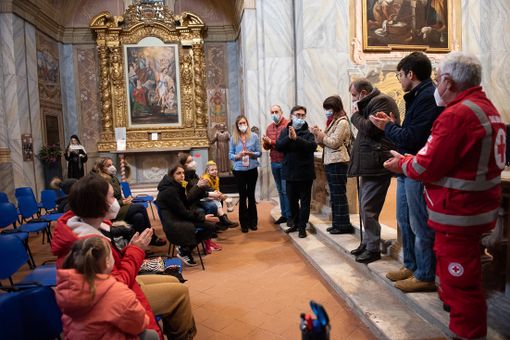 L'incontro tenuto ad Alba per il ritorno della missione di "Help for Ukraine" (Ph. Barbara Guazzone) L'incontro tenuto ad Alba per il ritorno della missione di "Help for Ukraine" (Ph. Barbara Guazzone)