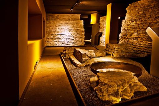 Un suggestivo scorcio del percorso di Alba Sotterranea