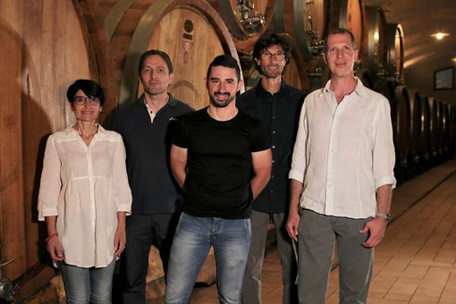 I cinque soci a capo dell'Enomeccanica Bosio