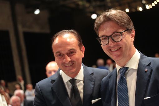 Il governatore Cirio col presidente del Consiglio regionale Davide Nicco