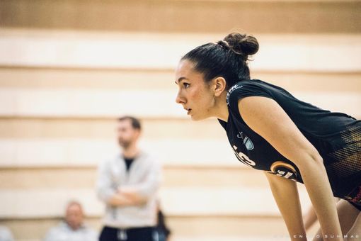 Anna Pettiti con la maglia del Cutrofiano Volley (foto di Domenico Summa)