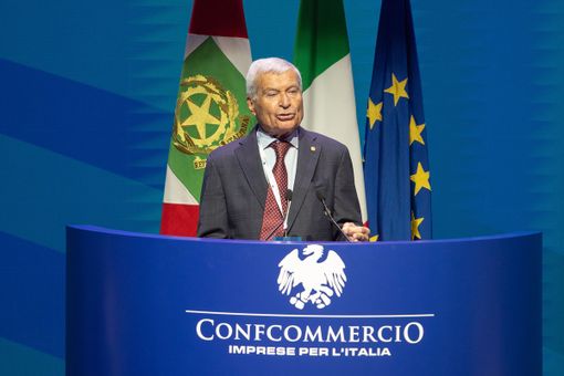 Il presidente di Confcommercio-Imprese per l'Italia, Carlo Sangalli