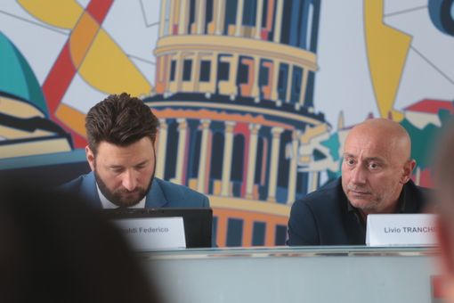 Da sinistra l'assessore regionale alla Sanità Riboldi con Livio Tranchida