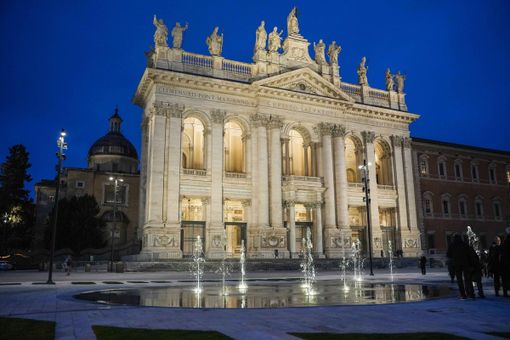 La  basilica di San Giovanni in Laterano, a Roma