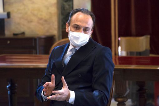 Il governatore Alberto Cirio