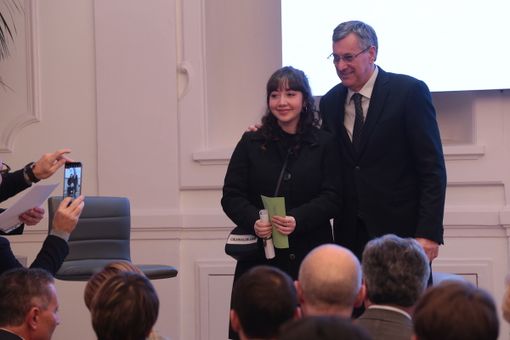 Consegnate sette mila euro in borse di studio a diciassette figli di dipendenti Amos [FOTO E VIDEO]