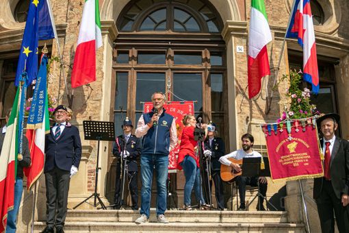 Una precedente commemorazioni per la Festa della Repubblica a Bra