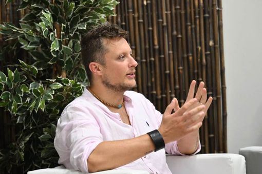 Il presidente di Cuneo Volley Gabriele Costamagna