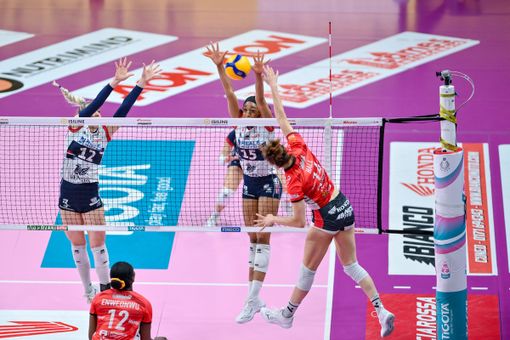 Anna Hall in attacco (Foto: Danilo Ninotto) Anna Hall in attacco (Foto: Danilo Ninotto)