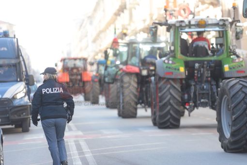 La protesta degli agricoltori a Cuneo