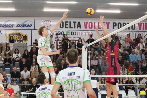 Mads Jensen ha avuto l'attacco spuntato contro Porto Viro (Foto: Valerio Giraudo) Mads Jensen ha avuto l'attacco spuntato contro Porto Viro (Foto: Valerio Giraudo)