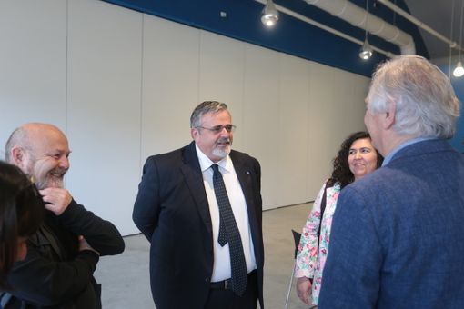 Il leader dell'UGL Capone a Cuneo: "Ospedale sfida cruciale" [FOTO E VIDEO]