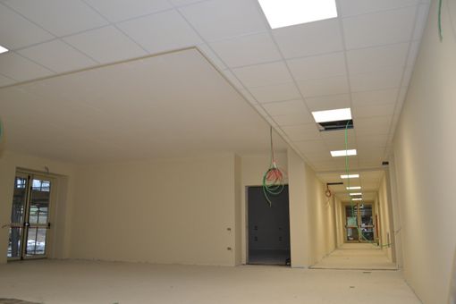 I locali scolastici in via di ultimazione in via Franco Cencio I locali scolastici in via di ultimazione in via Franco Cencio