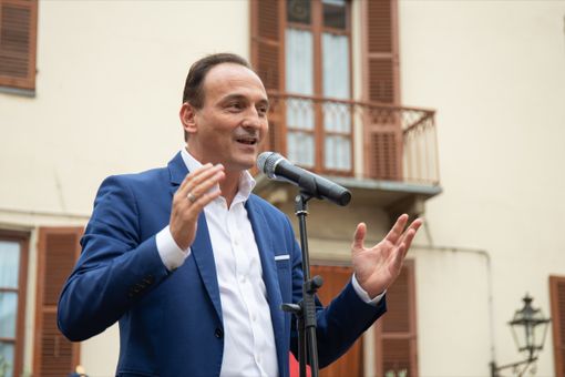 Alberto Cirio all'inaugurazione di Cheese 2019 (archivio)