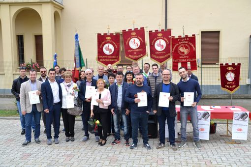 Il gruppo dei donatori premiati Il gruppo dei donatori premiati