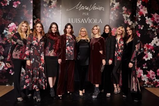 Mara Venier stilista per Miroglio Fashion: in passerella la sua 7ª collezione per Luisa Viola