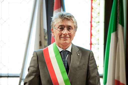 Il sindaco albese Carlo Bo (foto di Barbara Guazzone)