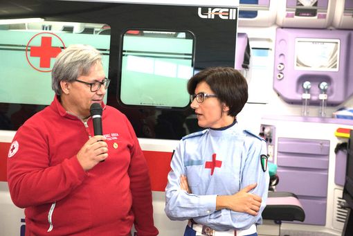 Luigi Aloi, guida il Comitato albese della Croce Rossa dal 2014